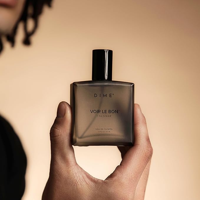 Dime Voir Le Bon Cologne, Clean Men's Cologne with Citrus, Cashmere Woods, and White Amber, 1.7 oz / 50 ml