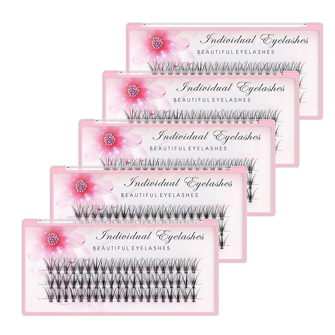 Bodermincer 20D 0.07mm Thickness 8-22mm To Choose Grafting False Eyelashes False Eyelashes Individual Natural Long Mink Fake Eyelashes Extension Handmade Bulk Wholesale (5 Packs-9mm)