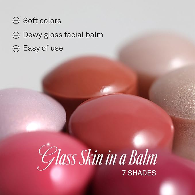 hince True Dimension Radiance Balm 10g - Shimmer Glow Face Highlighter Stick, Translucent Colors, Cream Blush Stick, Glass Skin in a Balm, Korean Beauty, Natural Makeup (TENDER ROOM, TP003)