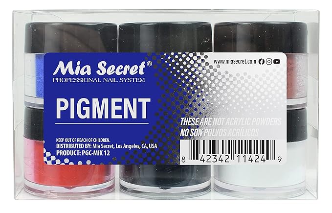 Mia Secret PIGMENT MIXES - 6 COLORS SET (MIX-12 (BLUE))