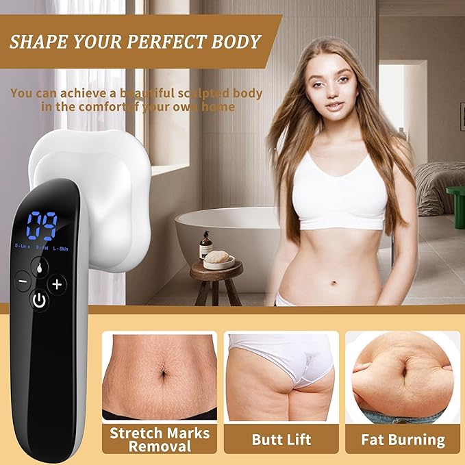 MASIKE Body Machine Upgraded – Professional Handheld Multifunctional Machine for Belly, Waist, Arm, Leg, Butt – Best Gift for Man&Women