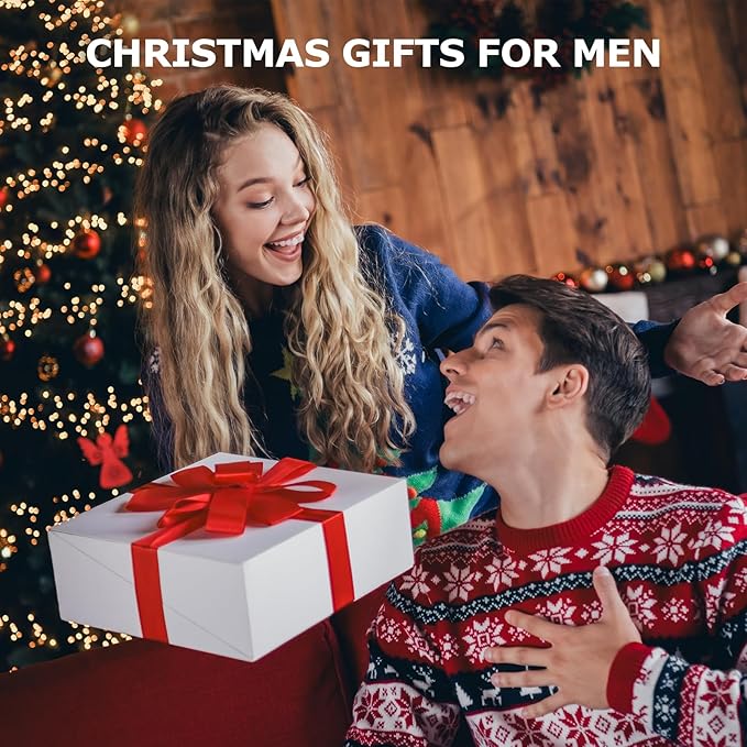 Vacuum Beard Trimmer for Men, New Version Adjustable Precision Trimming Length with 2 Comb, Electric Cordless Vacuum Trimmer for Beard, Waterproof and Rinses Easy, Blades for Skin fit