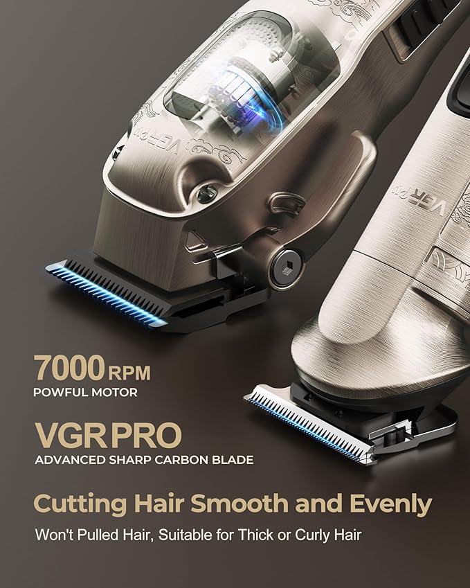 Hair Clippers for Men Professional, Cordless Hair Clippers for Hair Cutting, Mens Clippers and Trimmers Set, Electric Hair Trimmer for Men with Package Box