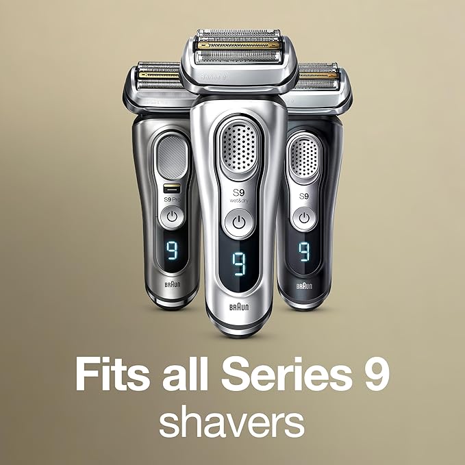 Braun Series 9 Electric Shaver Replacement Head - 92S - Compatible with all Series 9 Electric Razors 9290cc, 9291cc, 9370cc, 9293s, 9385cc, 9390cc, 9330s, 9296cc