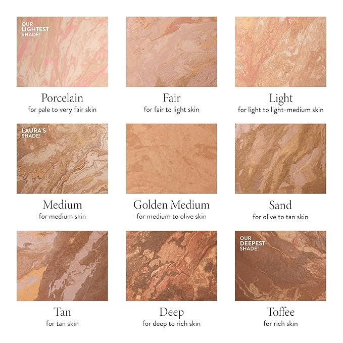 LAURA GELLER NEW YORK Baked Balance-N-Glow Illuminating Foundation - Porcelain - Buildable Sheer to Light Coverage - Satin Finish