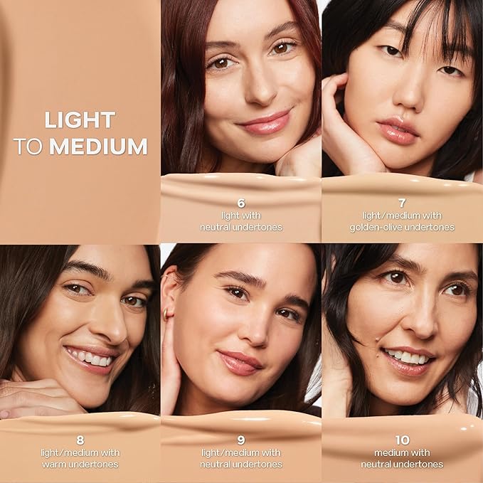 Saie Slip Tint Radiant Cream Concealer & All-Over Face Makeup - Concealer for Dark Circles, Redness & Blemishes - Lightweight Makeup Made with Hydrating Hyaluronic Acid - Shade 9 (0.17 oz)