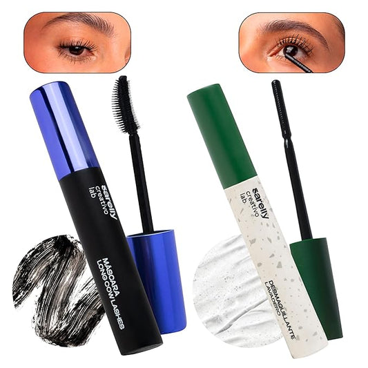 SARELLY CREATIVO LAB | Mascara & Eye Makeup Remover Kit Travel Essential Make Up Waterproof Skin Care Beauty Cute Stuff