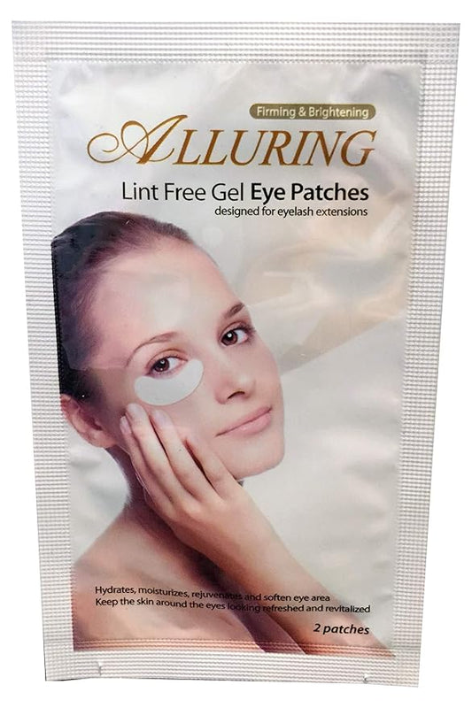 Alluring Eyelash Extensions Under Eye Anti-wrinkle Collagen Eye Pads Patches - CRESCENT SHAPE QTY 100