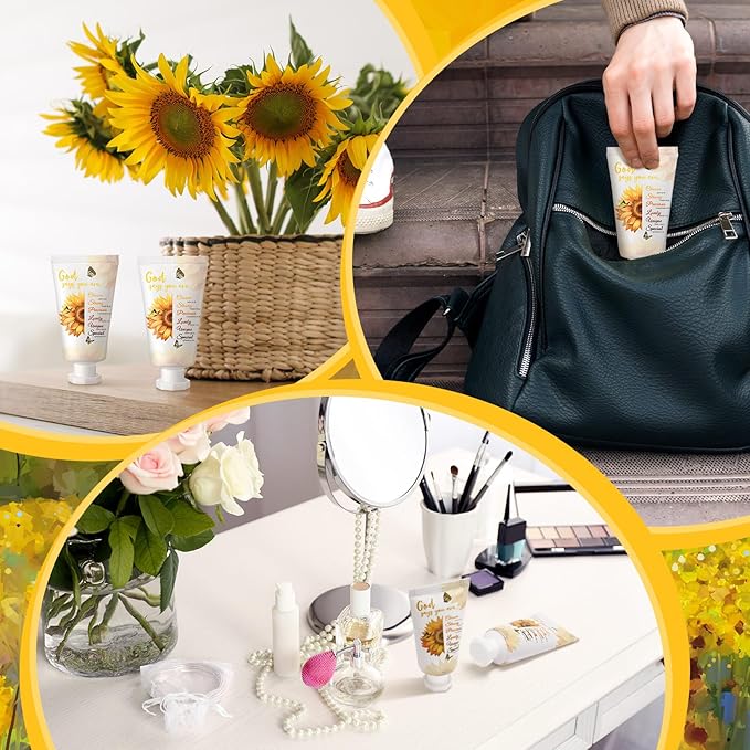 50 Pack Christian Hand Lotion Bulk Gifts for Women Mother Day Bible Mini Travel Hand Lotion Bulk for Stocking Stuffers Gifts Women Church Appreciation Teachers Coworkers(Rustic)