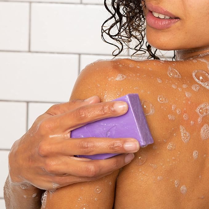 Ethique Refreshing Lavender & Peppermint Soap Bar - Body Wash for All Skin Types - Plastic-Free, Vegan, Cruelty-Free, Eco-Friendly, 4.23 oz (Pack of 2)