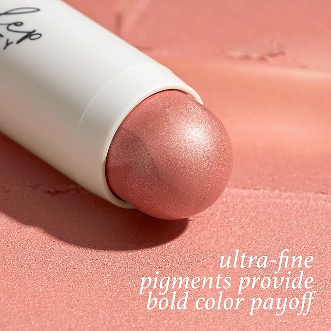 Julep Skip The Brush Cream to Powder Blush Stick - Rose Gold - Blendable and Buildable Color - 2-in-1 Blush and Lip Makeup Stick
