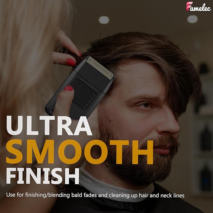 Black Razor Blades 5 Star Series for Wahl Foil Shaver Replacement Head Model 7031-100, 7043-100, Foil & Cutter Bar Assembly Compatible with Wahl Finale Replacement Foil, Head Shavers for Men