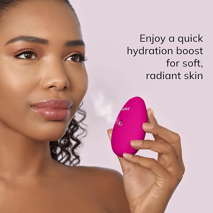 SmartAppGuided™ Facial Hydration Refresher | 4 in 1 | Water Atomizer | Moisturizing Spray Machine | Face Mister | Humidifier for Natural Glow | Reduce Redness & Dry Skin