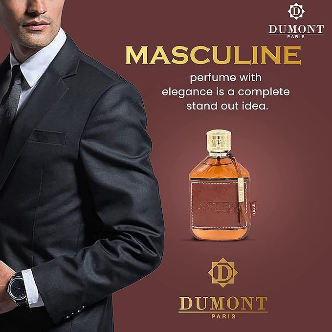 NITRO POUR HOMME - 3.4 Eau De Parfum - Men’s Perfume with Fruity, Floral, Woody & Masculine Fragrance - Long Lasting Cologne Mist & Body Spray - for Him