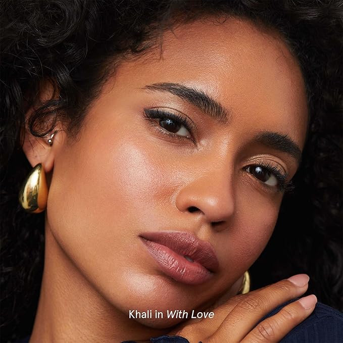 SOSHE Beauty - Ceramide Refillable Lip Silk | Sheer Hydrating, Silky, Buildable Lipstick | Ceramides, Vitamin E, Shea Butter | Cruelty-Free, Certified Plastic Negative (With Love - Warm Peach)