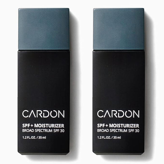 Cardon Men's SPF 30 Korean Sunscreen for Face, Facial Moisturizer With Sunblock, Anti-Aging Face Sunscreen, SPF Facial Moisturizer, Men's Skin Care Lotion with Cactus Extract (2 Bottles - 70ml)