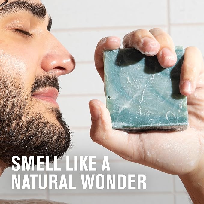 Every Man Jack Cold Processed Mens Bar Soap - Hawaiian Citrus Scent - Deeply Cleans & Hydrates w/Naturally Derived Ingredients - (3 Pack)