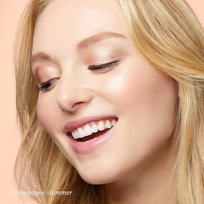 Julep Eyeshadow 101 Crème-to-Powder Waterproof Eyeshadow Stick Duo – Long-Lasting, Crease-Proof, Easy Apply with Built-in Smudger - Desert & Champagne