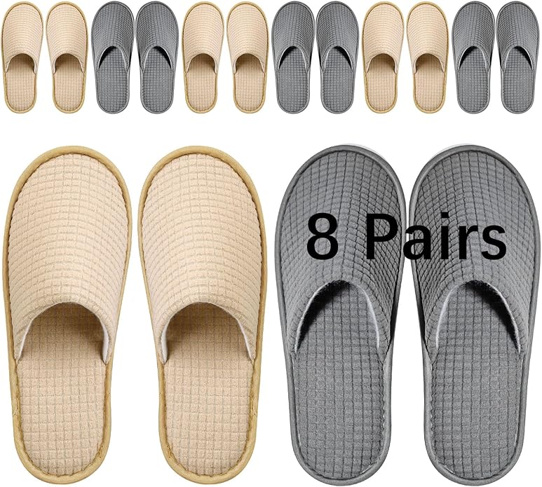 8-14-15Pairs guest slippers disposable for guests Washable Reusable Which Can Be Used As Women Men House Indoor Bathroom Bedroom hotel