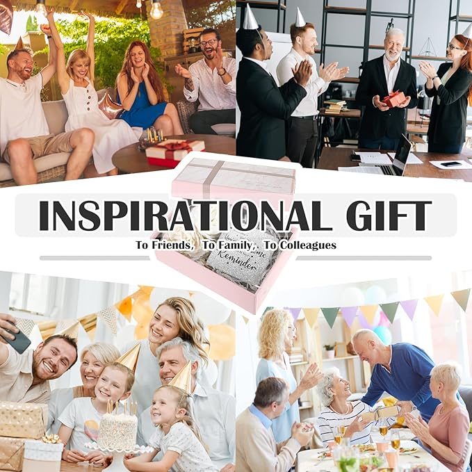 Qunclay 12 Pcs Employee Inspirational Gifts, Compact Mirror for Women Appreciation Makeup Mirror Favors for Graduation Students Teachers Volunteer Nurse Mother's Day