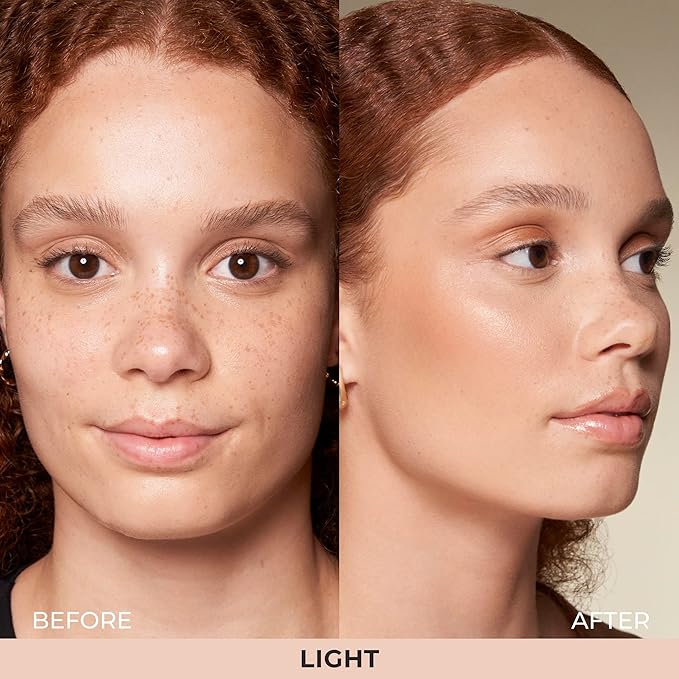 COVER FX Illuminating Setting Powder - Shade Light - Radiant Loose Makeup Finishing Powder - Lock in Makeup - Blurs Fine Lines - Full Size