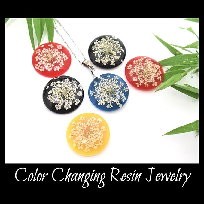 Temperature Activated Thermochromic Color Changing Powder Pigment RED Changing to Yellow at 77F/25C Perfect for Color Changing Slime Nail Art Resin Tumblers Arts Crafts and Science Experiments