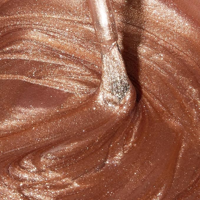 Dazzle Dry Nail Lacquer (Step 3) - Raise Your Glass Lacquer - A glittering copper. Full-coverage metallic. (0.5 fl oz)