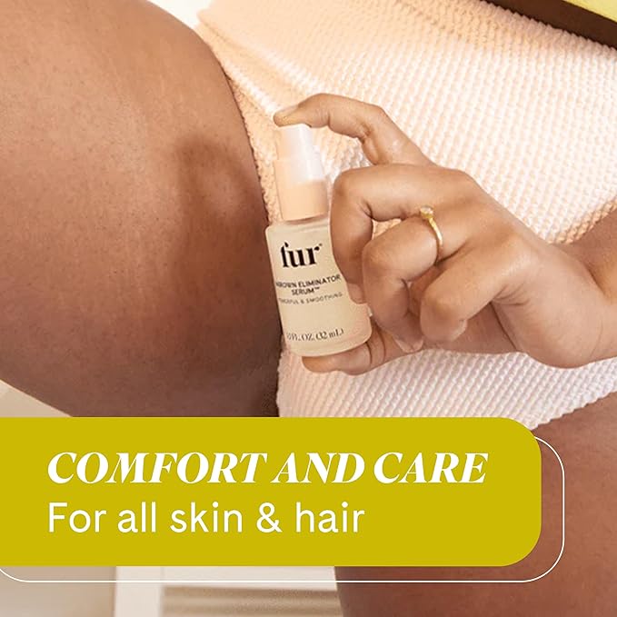 Fur Ingrown Eliminator Serum: Post Hair Removal Care and Ingrown Hair Treatment - 1.1 FL OZ