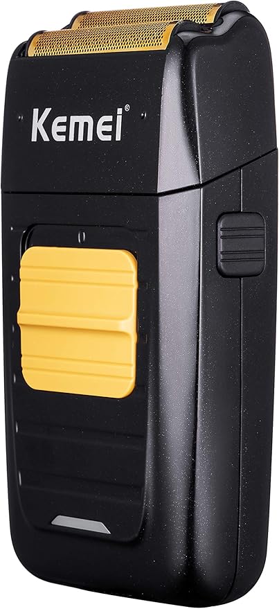 KEMEI Foil Shaver Double Electric Shaver for Men, Professional Electric Razors Head Shaver for Bald Men, Barber Supplies Cordless Rechargeable