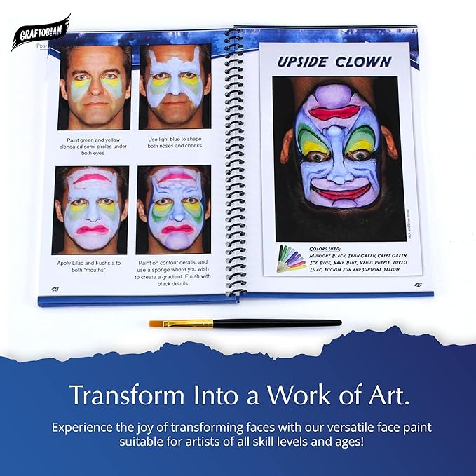 Graftobian Makeup ProPaint Face & Body Paint - Face Painting Set 5oz - Halloween Makeup - Costume Makeup for Adults - Body Paints for Adults - Face Paint Makeup - Skin Paint - Makeup Paint