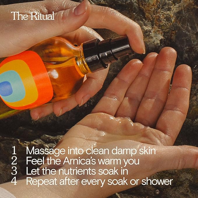 Bathing Culture - Organic Heat Wave Body Oil | Natural, Biodegradable, Sustainable, Vegan Personal Care (4 fl oz | 118 ml)