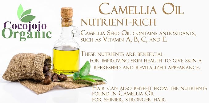 Dr Joe Lab Camellia Seed Oil 128 oz Pure Natural Cold Pressed Unrefined Extra Virgin Camellia Oil 1 Gallon - for Hair Skin Body Nails and Beard - Moisturizing, Soothing, Hydrating, & Nourishing