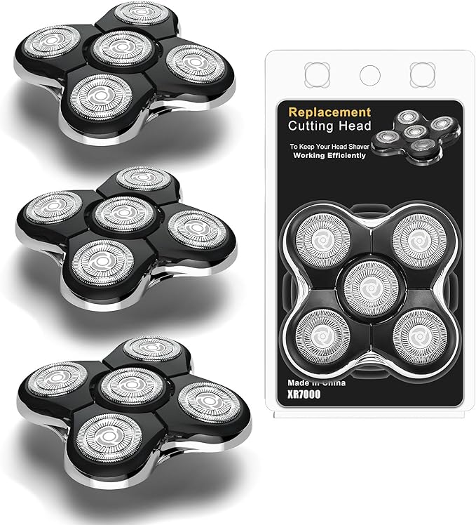 XR7000 Balder Pro Replacement Head Compatible with Remington Balder Pro Head Shaver Model XR7000/XR1500/XR1501 (3 Count)