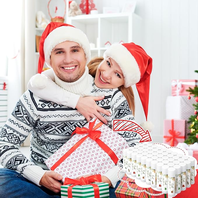 50 Pcs Lip Balm Bulk Christian Gift for Women Faith Religious Bible Verse Lip Balm Inspirational Gift Scripture Moisturizing Lip Care Product for Coworker Sister Teacher(Fresh)