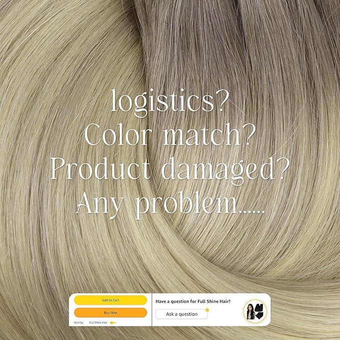 Full Shine Hair Extensions Grey Ombre Clip in Hair Extensions Real Human Hair Grey Balayage Blonde Hair Clip in Extensions Straight 20 Inch 7 Pcs 120 G