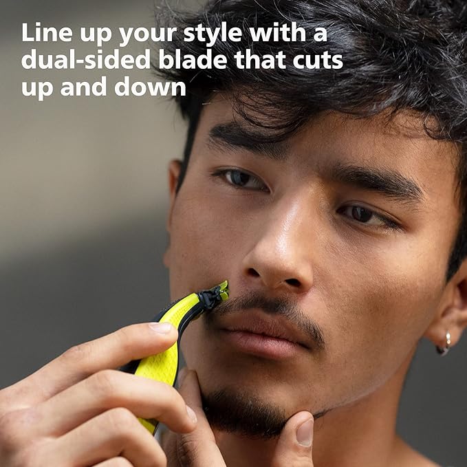 Philips Norelco OneBlade Face + Body Hybrid Electric Trimmer and Shaver, QP2630/70