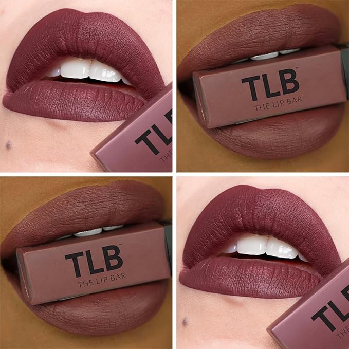 The Lip Bar - Nonstop Liquid Matte Lipstick, Know It All (Purple/Brown Blend) - High Pigment - One Swipe - Long Lasting - Jojoba Oil & Vitamin E - Vegan & Cruelty Free - Makeup & Cosmetics - .24 fl oz
