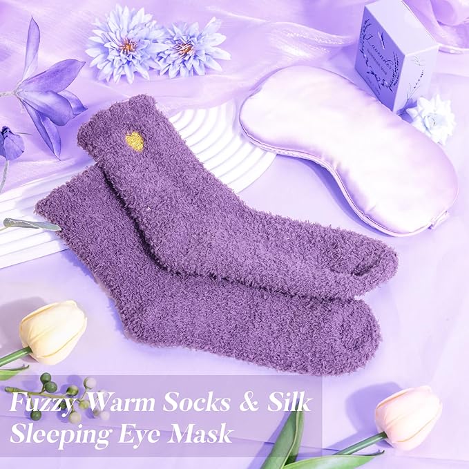 Mothers Day Gifts for Mom from Daughter Son, Relaxing Lavender Spa Basket Set for Women Luxury Self-Care Basket for Mama, Birthday Mothers Day Gifts for Women, Mom, Wife, Sister, Friend, Her