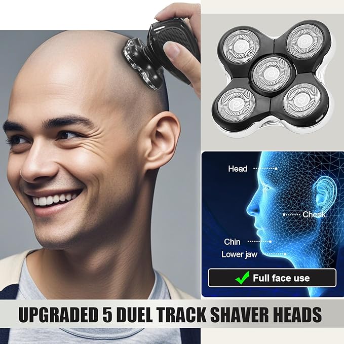 XR7000 Balder Pro Replacement Head Compatible with Remington Balder Pro Head Shaver Model XR7000/XR1500/XR1501 (3 Count)