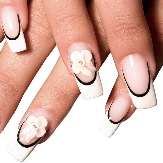 Beaute Galleria 2 Pieces Kolinsky Sable Round Acrylic Nail Art Brush Set, Manicure Detail Painting Nail Art Pen (Size 8, 12)