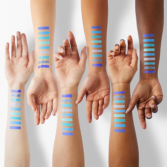 docolor Eyeshadow Palette 9 Colors Green Eyeshadow Gemstone Shadow Palette Highly Pigmented Mattes Shimmers Naked Smokey Glitter Cream Colorful PowderLong Lasting Waterproof Makeup Palette