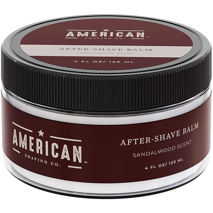After Shave Balm for Smooth (Sandalwood Scent), Soothes and Moisturizes Face After Shaving, Treats Redness & Razor Burn, Post Shave Lotion 4 Oz
