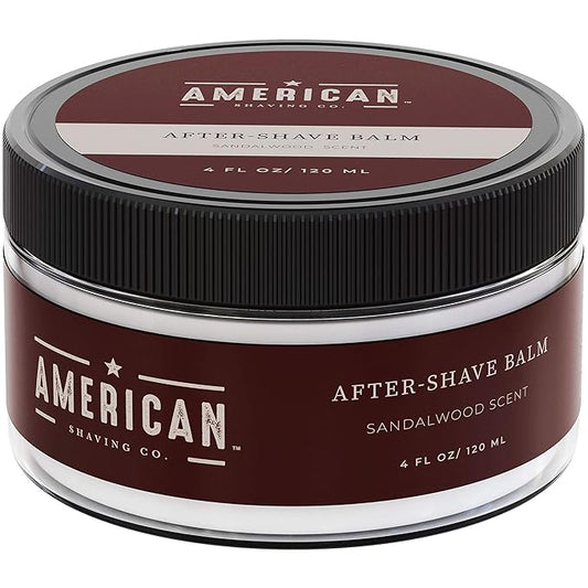 After Shave Balm for Smooth (Sandalwood Scent), Soothes and Moisturizes Face After Shaving, Treats Redness & Razor Burn, Post Shave Lotion 4 Oz