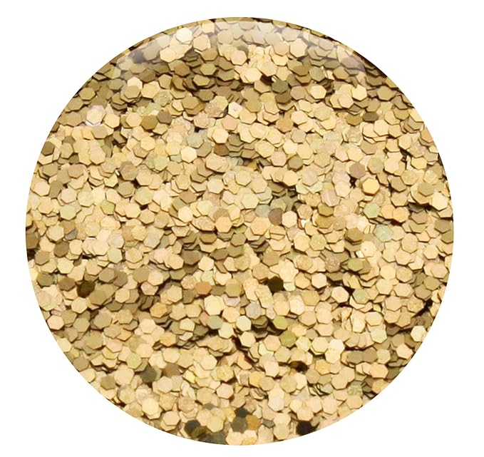 (6PK) - Holographic Gold & Silver Glitter Kit - Solvent Resistant & Great for Nail Art Polish, Gels, Acrylics Supplies - Quality Glitter Made in the USA! - (60 Grams)