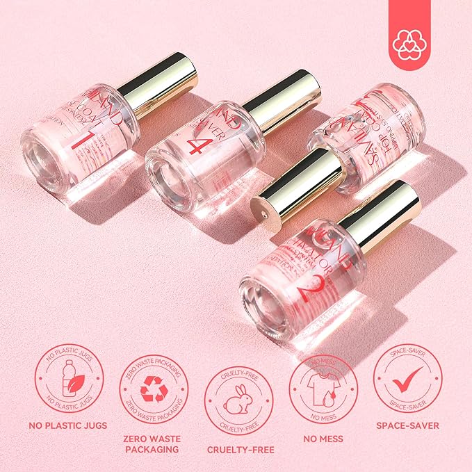 Saviland Dip Powder Liquid Set and Dip Powder Nail Kit French Nail Starter Set:12pcs Keratin Clear Nudes Glitter Nudes Dipping Powder Dip Base Top Coat Nail Activator Dip Powder Liquid Set