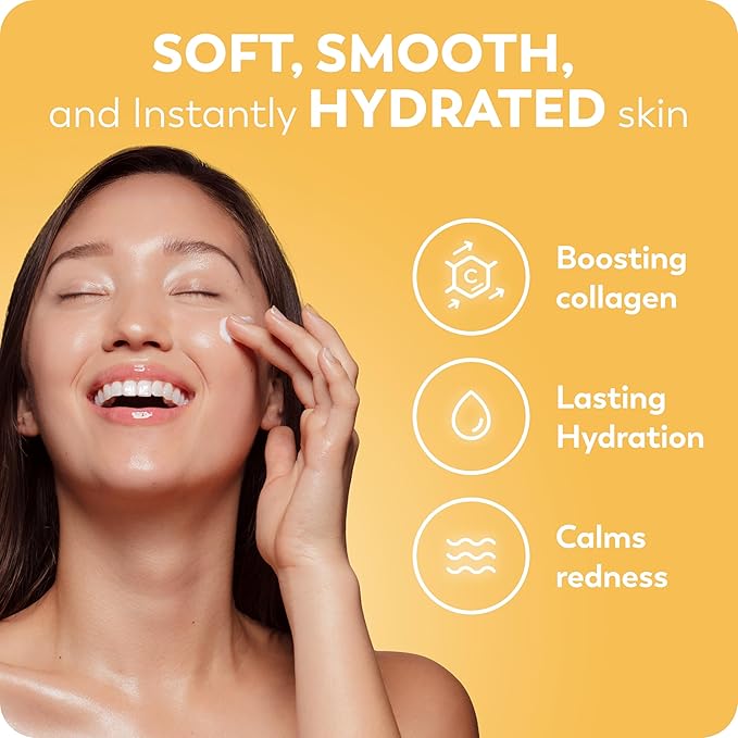 Face Cream Moisturizer for Women, Facial Lotion for Dry Skin, Hydrating Face Moisturizer, Moisturizing Collagen Peptide Cream, Fragrance Free, Japanese Skin Care, Made in Japan, 1.7 Fl.Oz