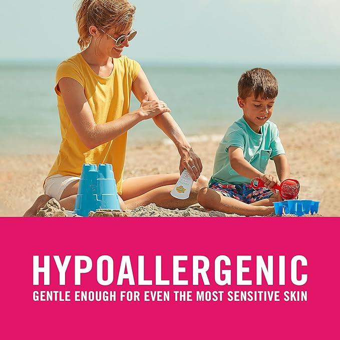 Banana Boat Sensitive 100% Mineral Sunscreen Lotion SPF 50 Twin Pack | Body Sunscreen, Sensitive Skin Sunblock, Oxybenzone Free Sunscreen, Banana Boat Mineral Sunscreen SPF 50, 6oz each