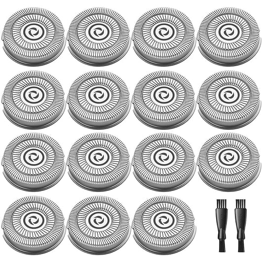 Max T Electric Razor Replacement Blades Compatible with MAX-T Replacement Blades for Max T Electric Razor for Men, 15 PCS MAX T Shaver Replacement Heads for Max-T Men's Electric Shaver RMS7109 RMS8101