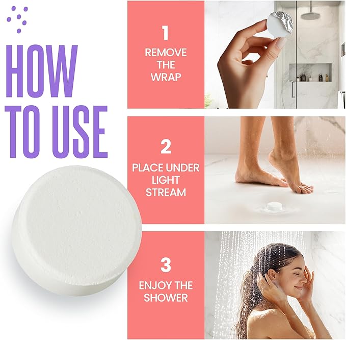 Cleverfy Shower Steamers Aromatherapy for Women and Men – Mothers Day Gifts for Mom – Self-Care Shower Bombs for Stress Relief and Relaxation – 6 Tablets