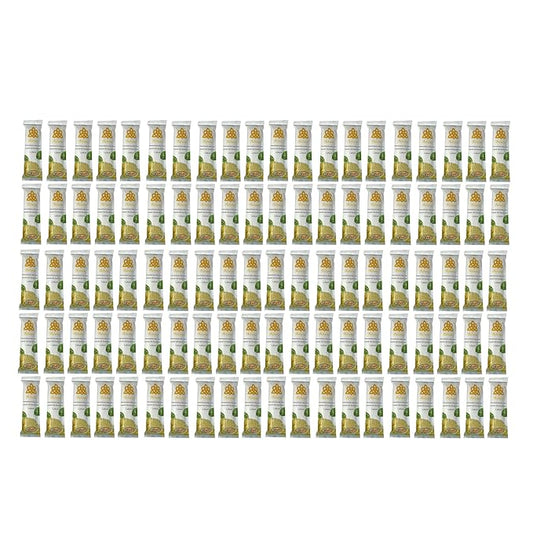 Asheva 8" x 9" Individually Wrapped Oshibori Disposable Towels - Luxurious Moist Cotton Hot/Cold Refreshment Towel - Lavender, Lemon, or Tea Tree Scents - Perfect for Spa, Travel, Dining & Events